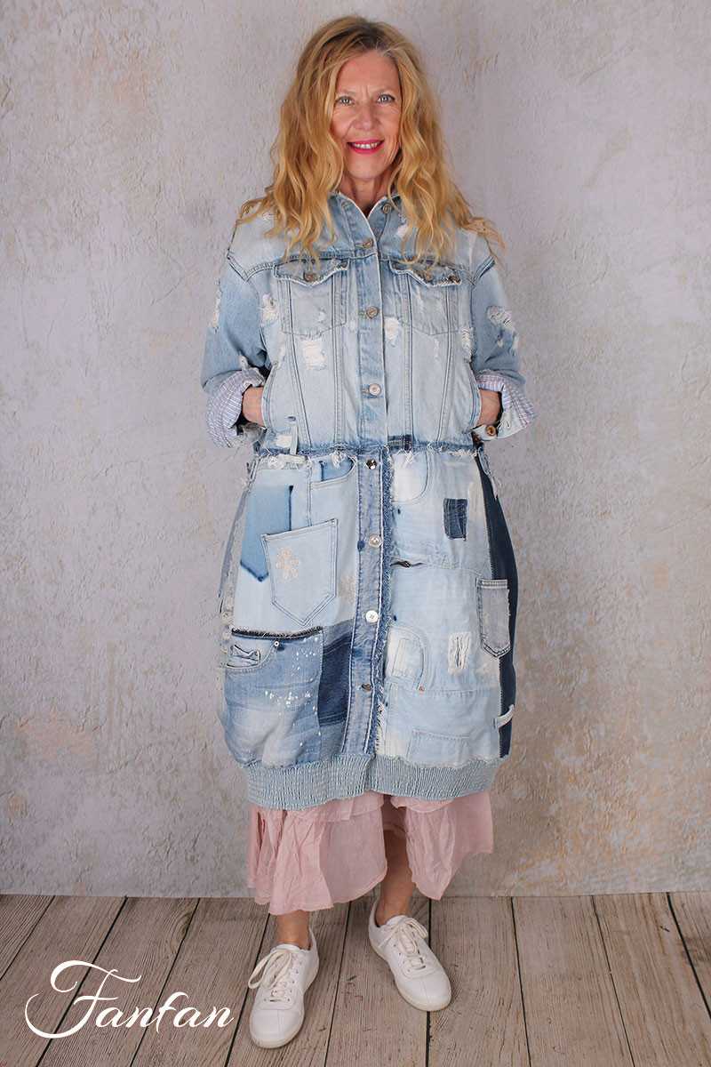 Créateur Sue Manteau en jean original