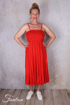 Orientique Naturally Robe Jupe Dobby Scarlet 81315