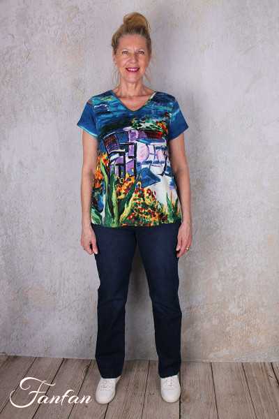 Orientique Naturally T-shirt Contemporary 22990 Santorini