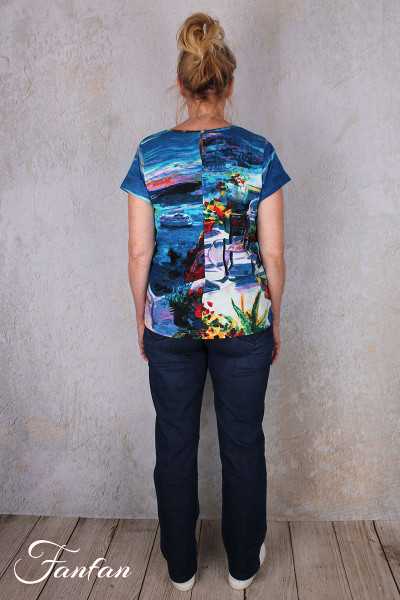 Orientique Naturally T-shirt Contemporary 22990 Santorini