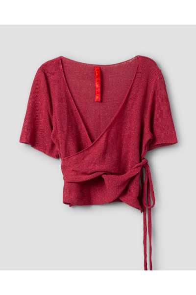 Ewa I Walla Strickjacke Aina 44149 Himbeere