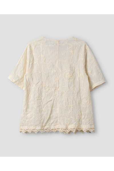 Ewa I Walla Blouse Gun 44130 Cream