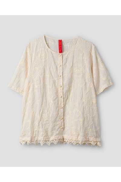 Ewa I Walla Blouse Gun 44130 Cream