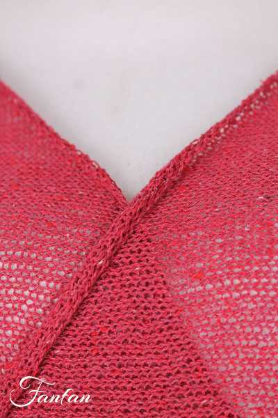 Ewa I Walla Cardigan Aina 44149 Framboise
