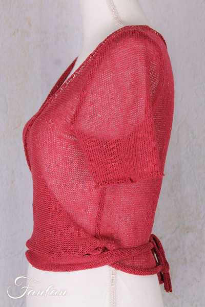 Ewa I Walla Cardigan Aina 44149 Framboise