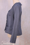 Les Filles D'Ailleurs Veste en lin Blue V457