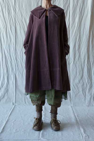 Les Ours Manteau Loune Velours Ras Bois de Rose