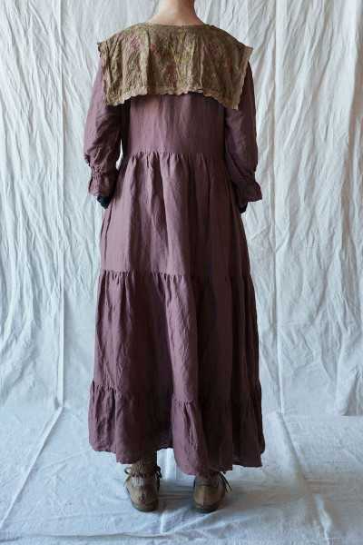 Les Ours Florentine linen dress Bois de Rose