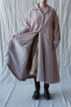 Les Ours Manteau Lowen Velours Ras Rose