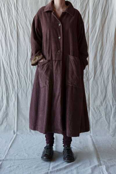 Les Ours Manteau Lowen Velours Ras Bois de Rose