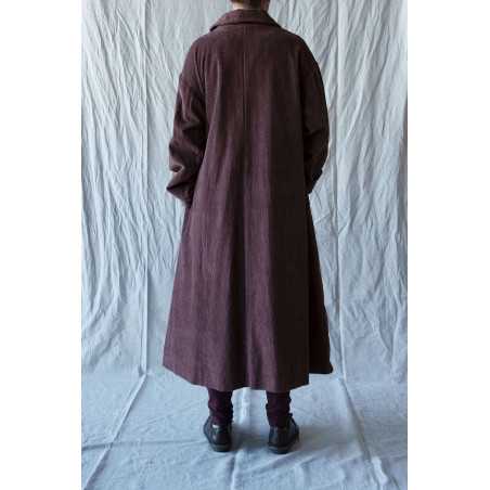 Les Ours Manteau Lowen Velours Ras Bois de Rose