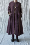 Les Ours Manteau Ayden Velours Ras Bois de Rose