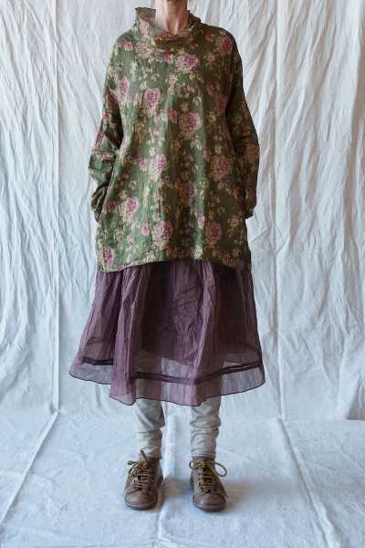 Les Ours Shirt Silvere Mousse Flowers Cotton