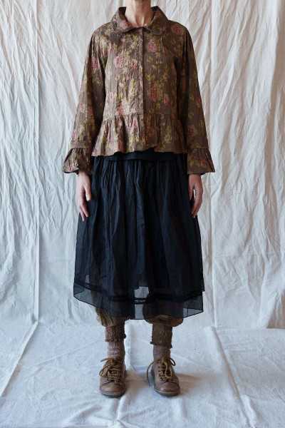 Les Ours Mathis Popeline Jacket Havane Flowers