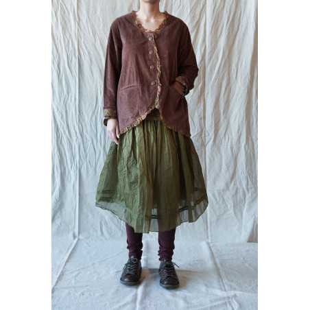 Les Ours Clementine Velvet Jacket Bois de Rose