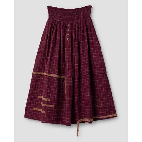 Ewa I Walla Skirt Sabrina 22296 Dark Plum