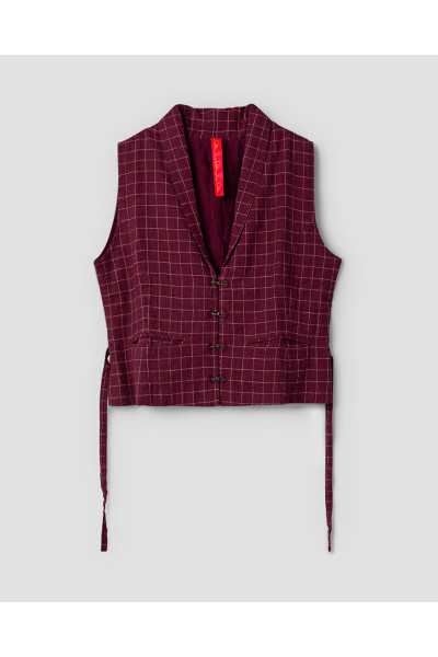 Ewa I Walla Rigmor Weste 33402 Dark Plum