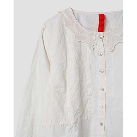 Ewa I Walla Bluse Ofelia 44161 Bone Baumwolle