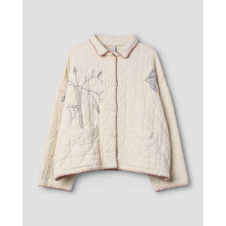 Ewa I Walla Jacke Agnhild 66772 Cream Baumwolle