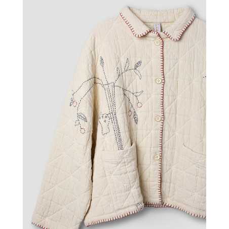 Ewa I Walla Jacke Agnhild 66772 Cream Baumwolle