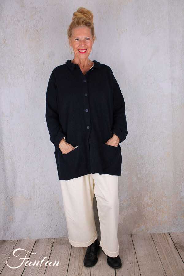 Barbara Lang Jacke NIE XXVI Marine