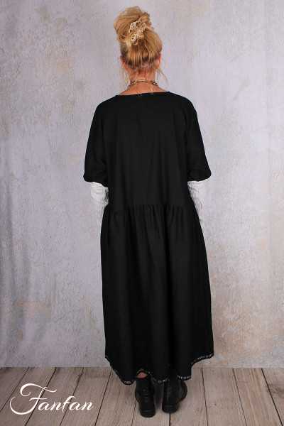 Barbara Lang Robe PIL XIII Noir/Gris Clair