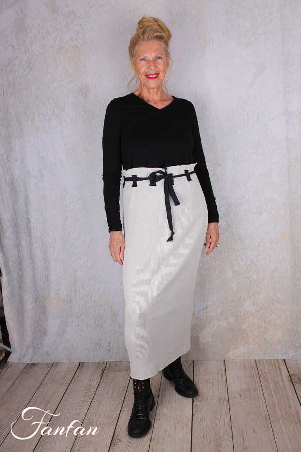 Barbara Lang Jupe ACT 2 Gris Clair