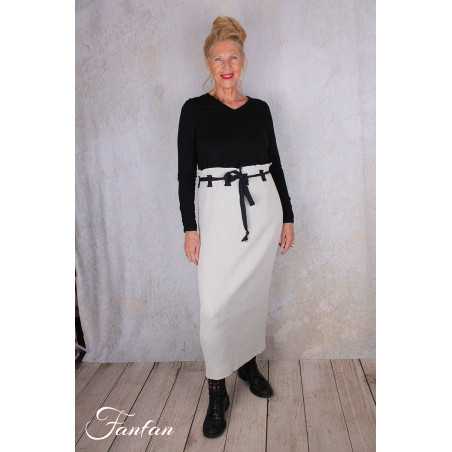 Barbara Lang Jupe ACT 2 Gris Clair