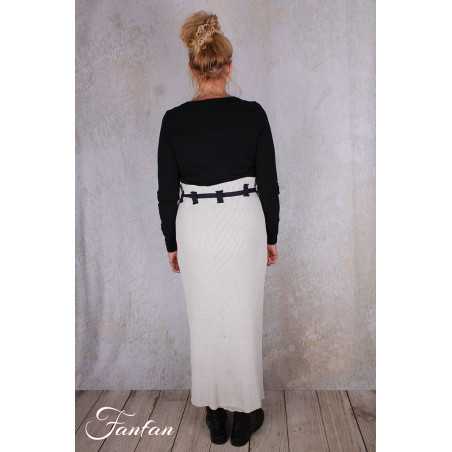 Barbara Lang Jupe ACT 2 Gris Clair