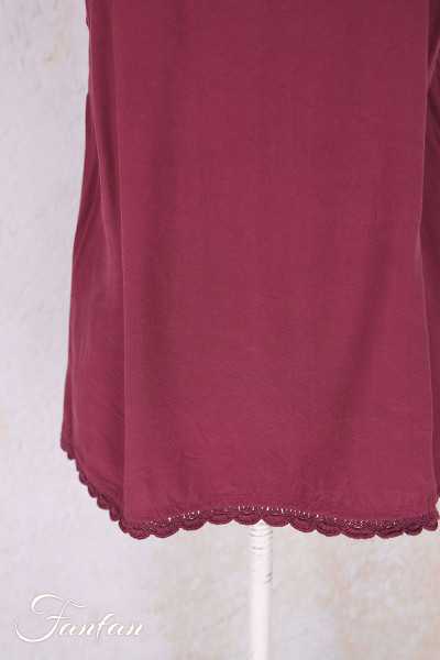 Ewa I Walla Top Nora 33400 Dark Plum Viscose