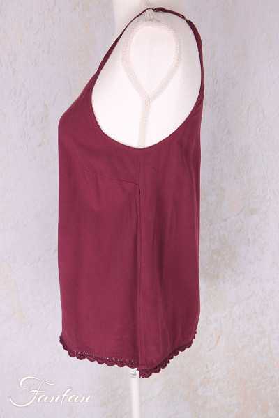 Ewa I Walla Top Nora 33400 Dark Plum Viscose