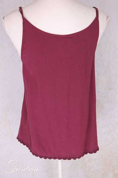 Ewa I Walla Top Nora 33400 Dark Plum Viscose