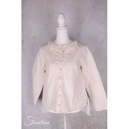 Ewa I Walla Blouse Ofelia 44161 Bone Coton