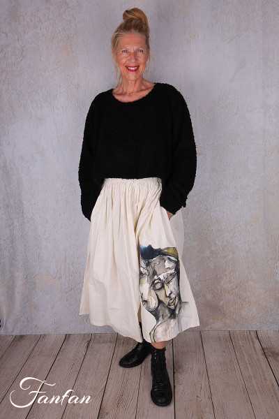 Privatsachen Helga sweater in Kaviar cotton
