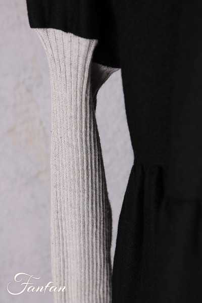 Barbara Lang Robe PIL XIII Noir/Gris Clair