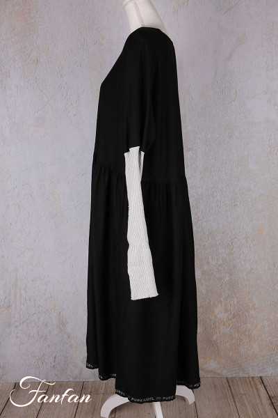Barbara Lang Robe PIL XIII Noir/Gris Clair