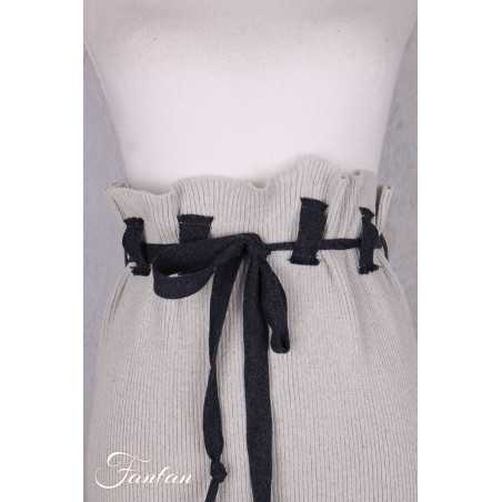 Barbara Lang Jupe ACT 2 Gris Clair