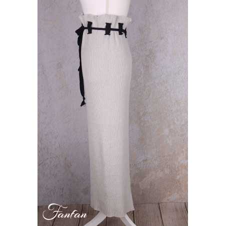 Barbara Lang Jupe ACT 2 Gris Clair