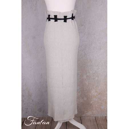 Barbara Lang Jupe ACT 2 Gris Clair