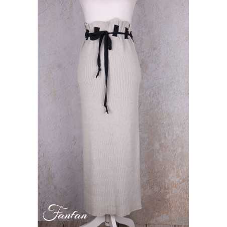 Barbara Lang Jupe ACT 2 Gris Clair