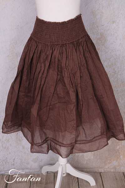 Les Ours Jupe Lou Organdy Bois de Rose