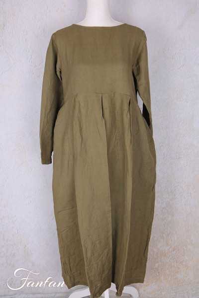 Les Ours Evan Linen Dress Mousse