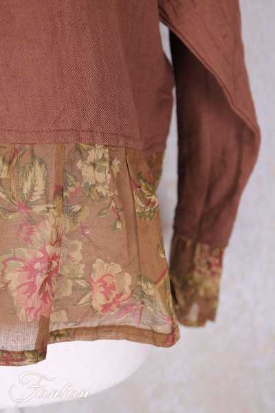 Les Ours Veste Mathis Lin Bois de Rose