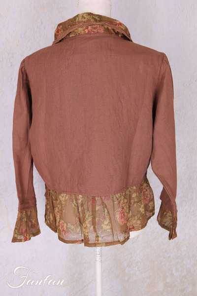 Les Ours Veste Mathis Lin Bois de Rose