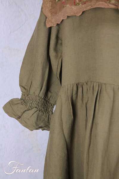 Les Ours Florentine linen dress Mousse