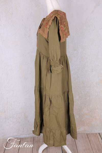 Les Ours Florentine linen dress Mousse