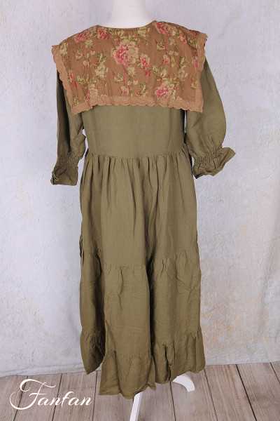 Les Ours Florentine linen dress Mousse