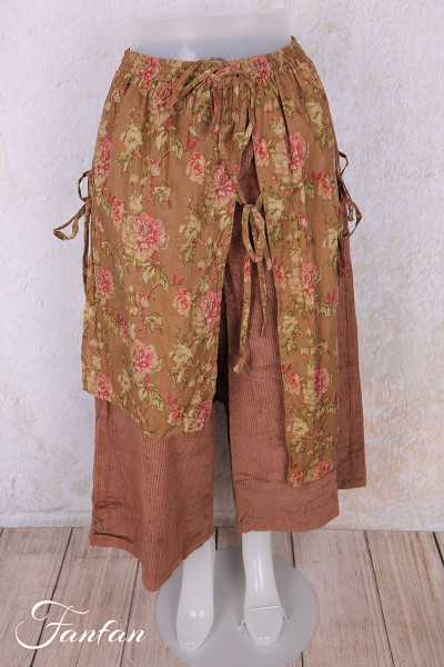 Les Ours Lorea Trousers Gros Velours Bois de rose in Cotton