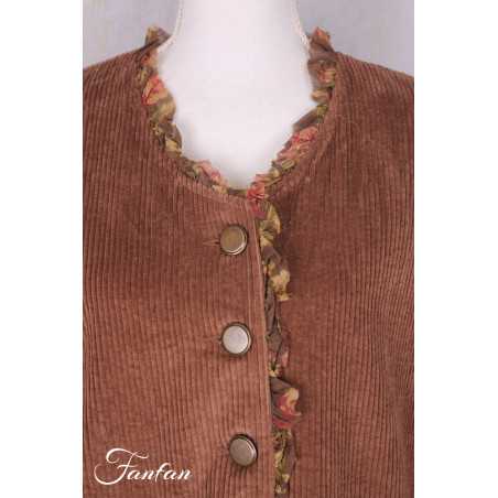 Les Ours Clementine Velvet Jacket Bois de Rose