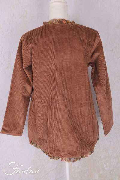 Les Ours Veste Clémentine Velours Bois de Rose